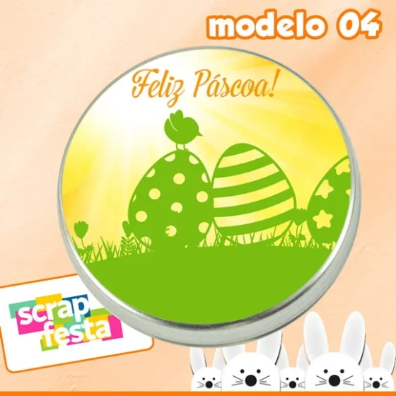 Latinhas Personalizadas Festa Páscoa