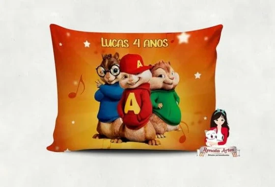 Almofada Alvin e os Esquilos