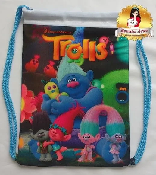 Mochila de Tecido Trolls