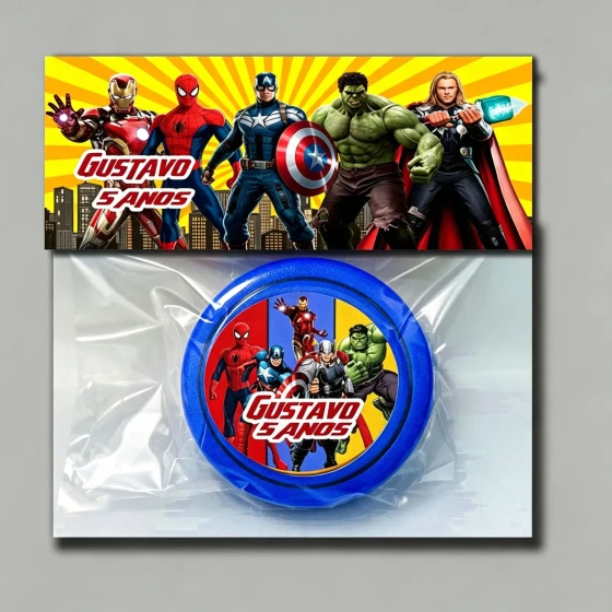 Iô iô Personalizado para lembrancinhas dos Vingadores