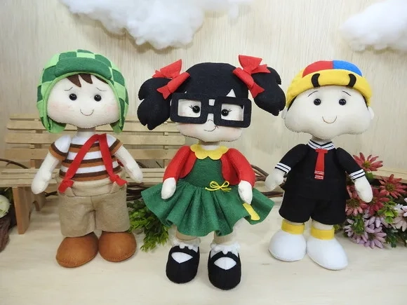 Turma do Chaves em Feltro