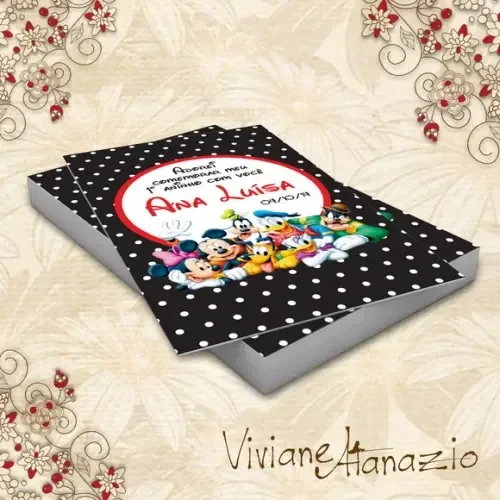 Adesivo Tubete Turma do Mickey - 00182
