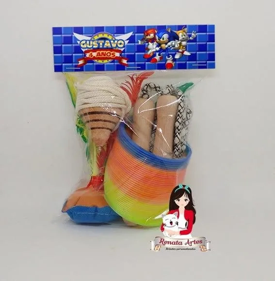 Kit Boa Infância Completo Tema Sonic