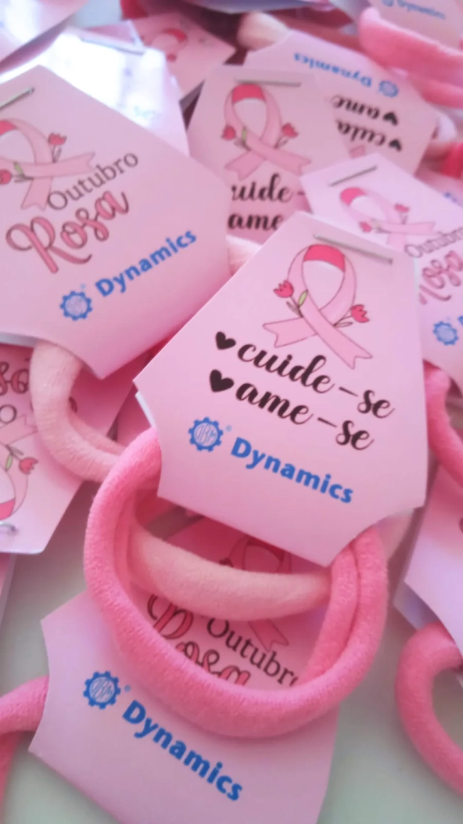 Elástico de cabelo- brinde outubro rosa