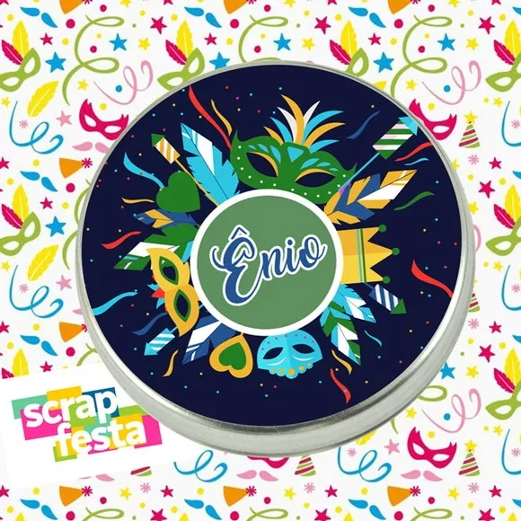 Latinhas Personalizadas Festa Carnaval
