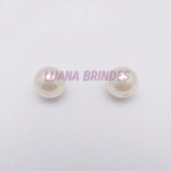 Pérolas Lisa Champagne - 14mm - pct c/ 50 unidades