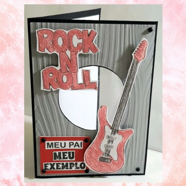 Cartão Dia Dos Pais Guitarra