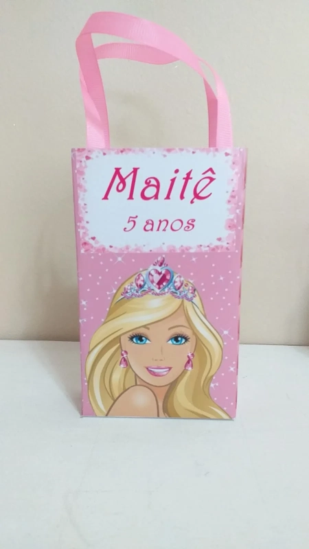 Sacolinhas Personalizadas Barbie para Lembrancinhas