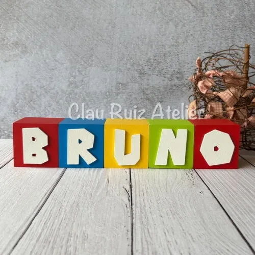 Super Mário Bros Cubos 6x6cm Decoração de Festa Infantil