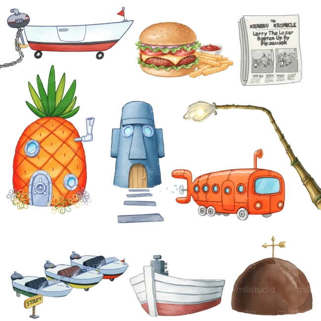 KIT DIGITAL BOB ESPONJA 01