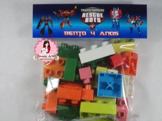 Blocos de Montar Transformers Rescue