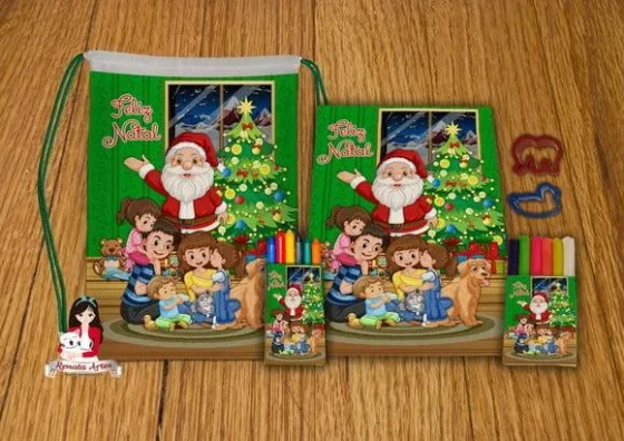 Kit Passatempo Personalizado na Mochila Natal 2025