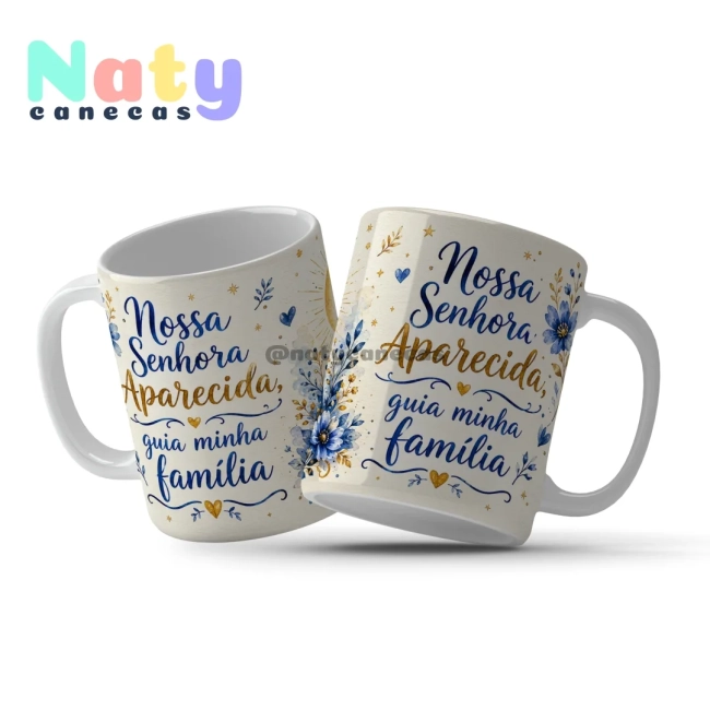 Caneca Nossa Senhora Aparecida Fé e Devoção
