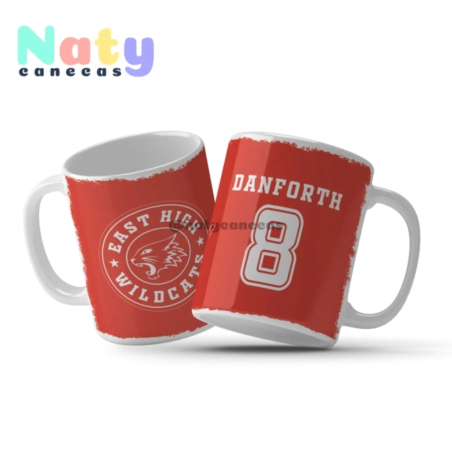 Caneca Personalizada High School Musical Personalize com Nome e Número