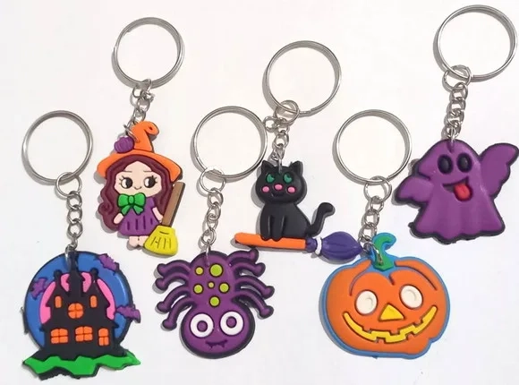 Chaveiro Halloween Emborrachados - 6 Unidades