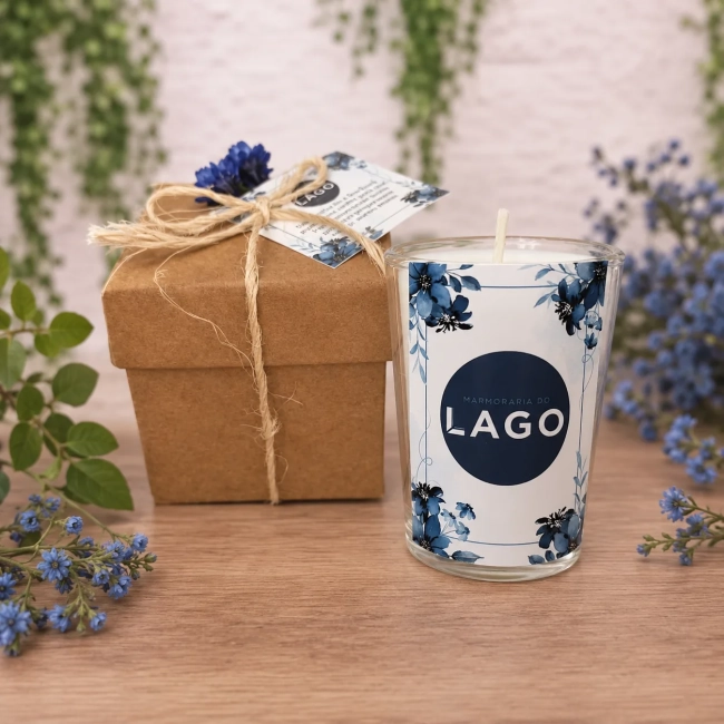 30 Vela Aromática no Copo Lembrancinha Personalizada Corporativo, Formatura, Batizado, 15 Anos, Casamento e etc. Fazemos Qualquer Tema