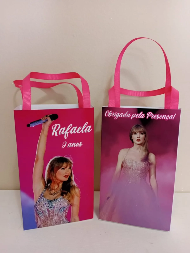 Sacolinhas Personalizadas Taylor Swift para Lembrancinhas