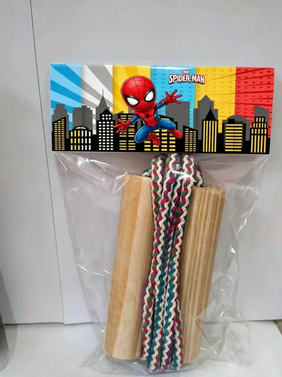 Corda de Pular Perosnalizada lembrancinhas infantil Homem Aranha