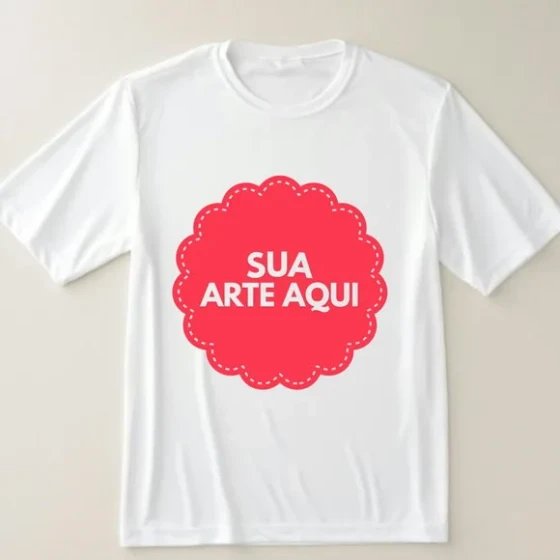 Camiseta Branca Personalizada Unissex Babylook Infantil