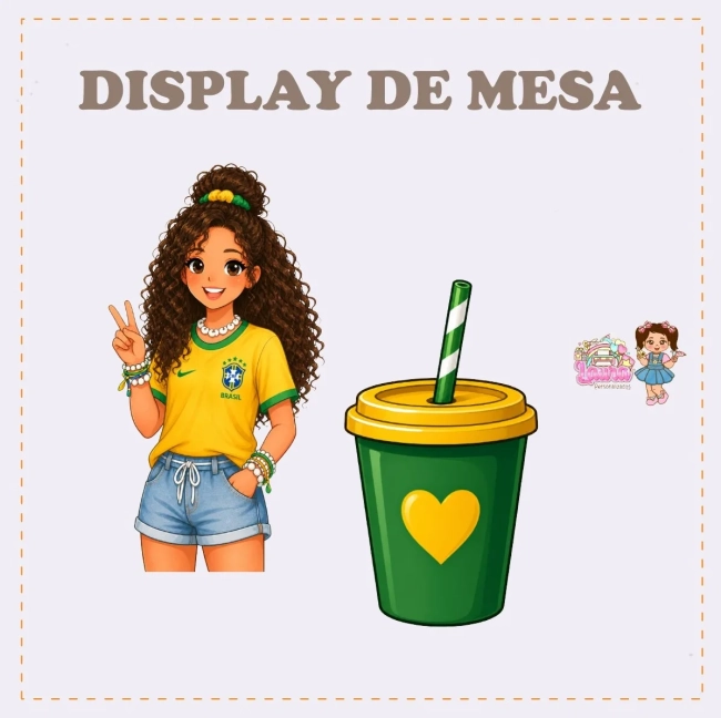 Kit Festa Só Um Bolinho VSCO GIRL BRASIL - Decoração de Festa