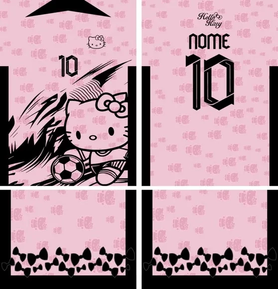 Arte Vetor Camisa Interclasse Hello Kitty Mod-832