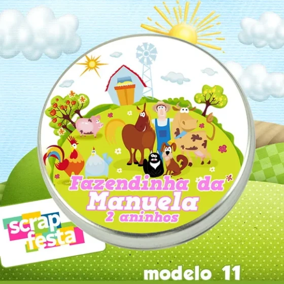 Latinhas Personalizadas Festa Fazendinha