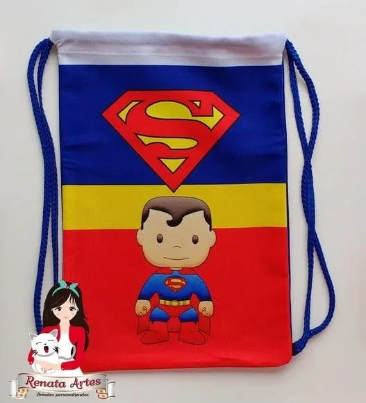 Mochilinha Personalizada Super Man
