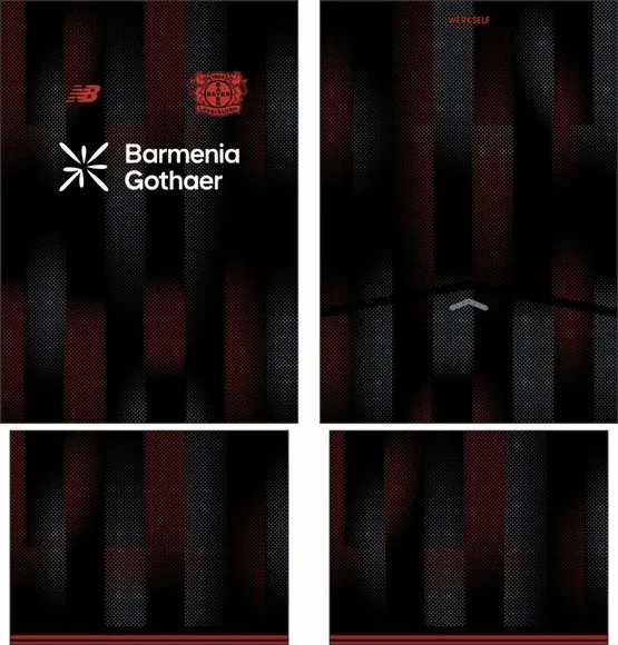 Arte Vetor Camisa Bayer 04 Leverkusen Local 2025-2026