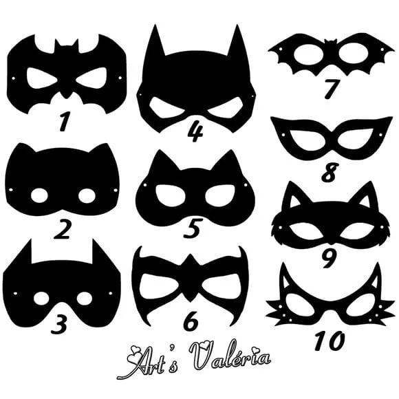 Máscara Turma do Batman