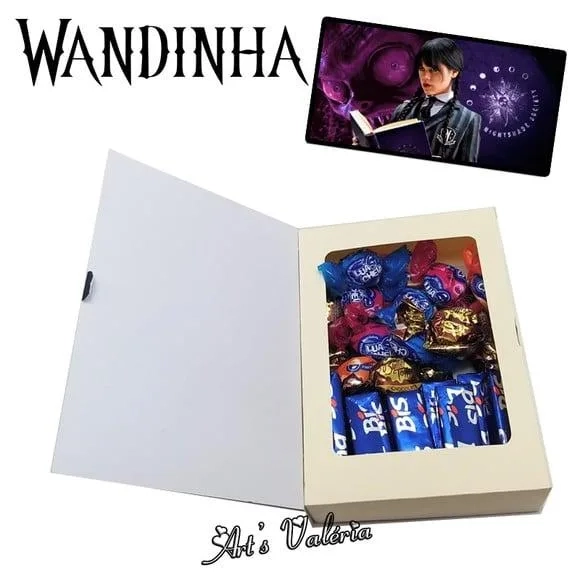 Caixa Livro Nightshade Society - Wandinha Addams