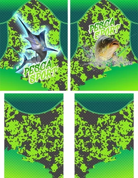 Arte Vetor Camisa Pesca-mod-0167