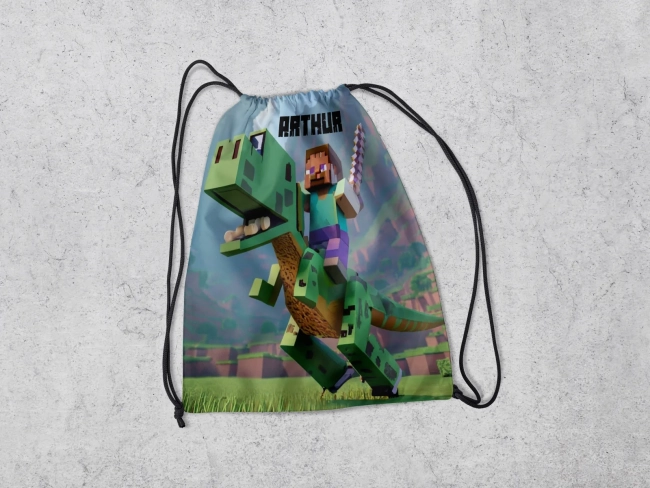 Mochilinha Personalizada Minecraft