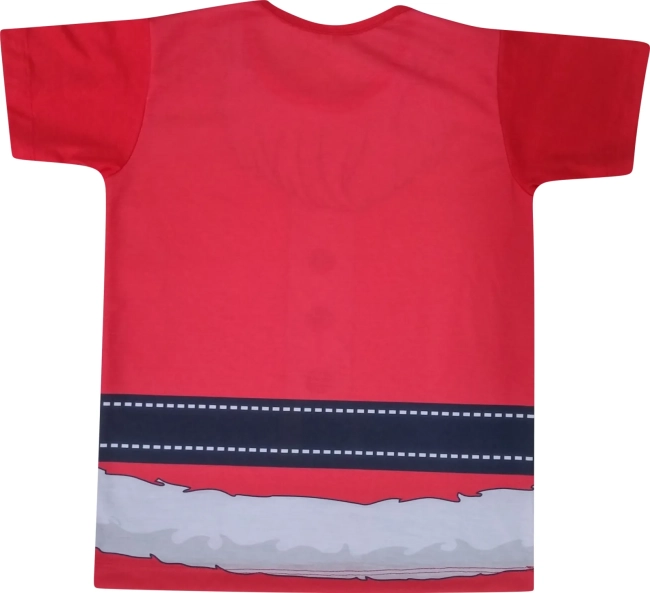 Camiseta Infantil Fantasia Papai Noel com Cinto e Detalhe de Barba