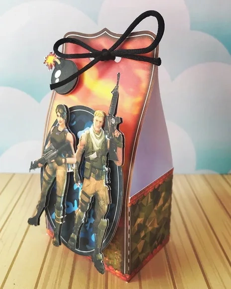 Kit 60 Lembrancinhas Fortnite
