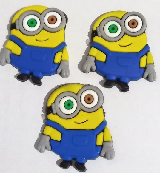 Aplique Minions Emborrachado - 6 Unidades