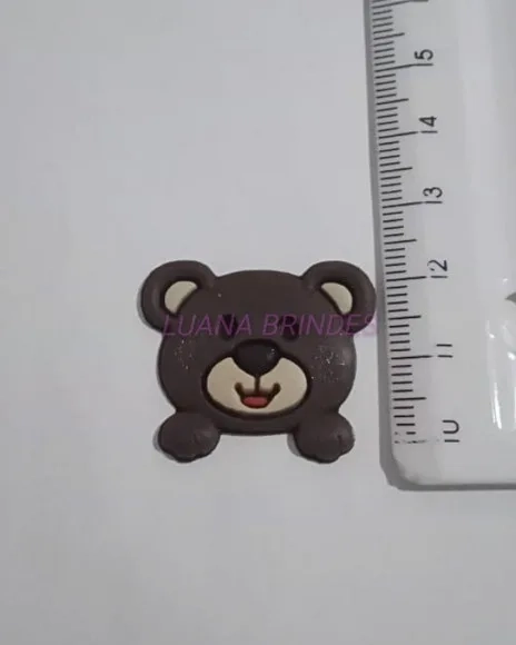 Aplique de Ursa e Urso emborrachado - pct com 10 unidades