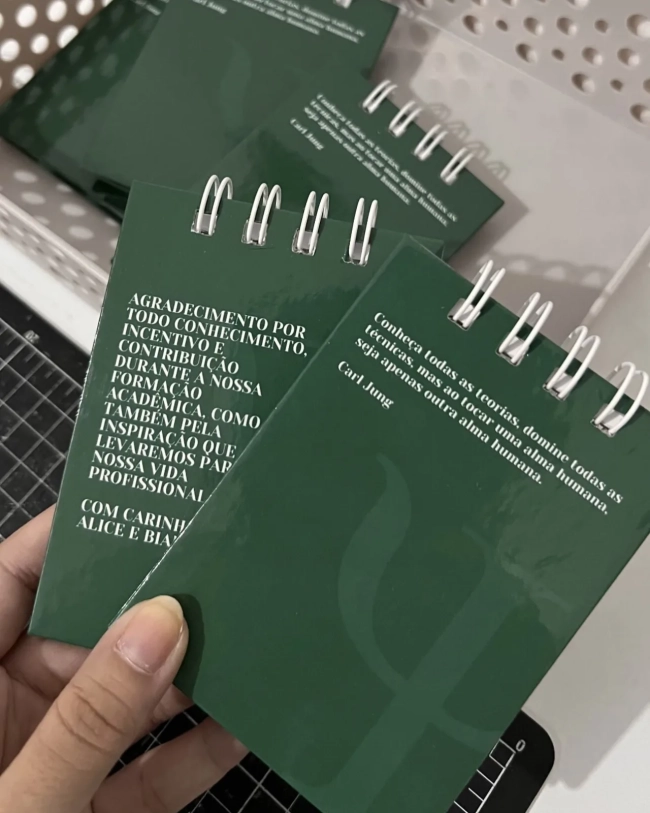 Bloquinho 8x11 - capa dura