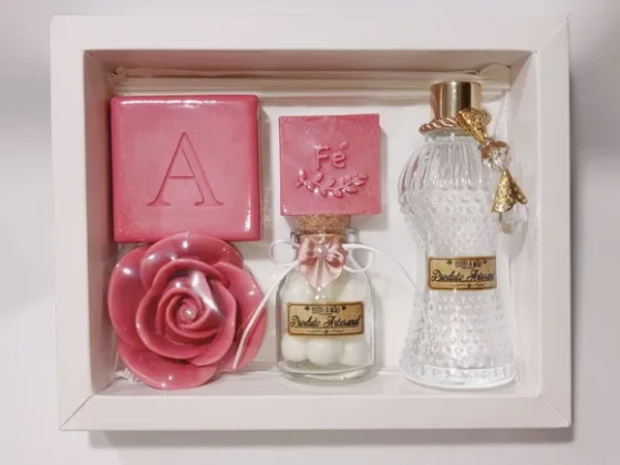 Presente de Aniversário: Kit Aromatizador com Sabonetes