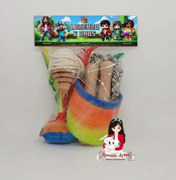 Kit Boa Infância Completo Tema Minecraft Filme
