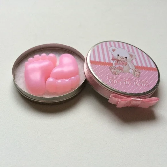Latinhas Mint to be Chá de Bebê Ursinha
