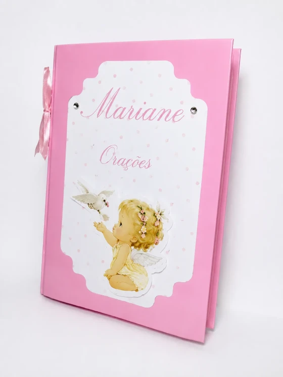 Livro de orações lembrancinha batizado