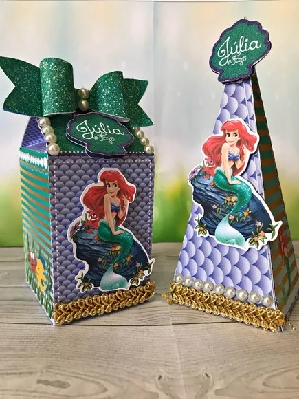 Kit 60 Lembrancinhas Ariel