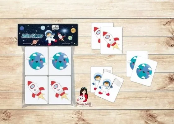 Jogo da Memória Astronauta