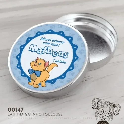 Latinha Adesivada Toulouse - 00147