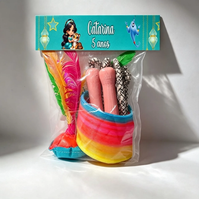 Kit Lembrancinhas Personalizadada Princesa Jasmine