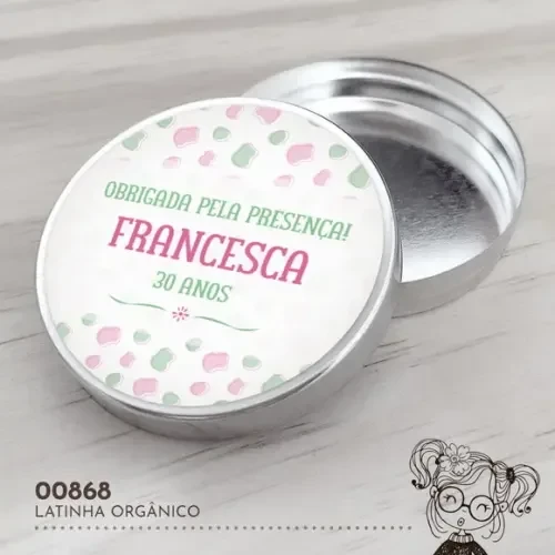 Latinha Adesivada Orgânico - 00868