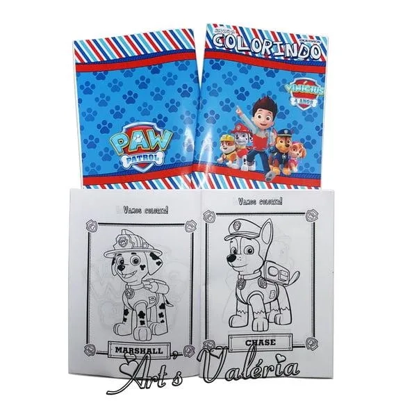 Revista Colorindo Patrulha Canina - 10x15cm