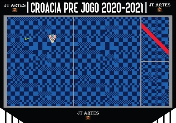 Vetor da Camisa da Croacia Pre Match 2020-2021