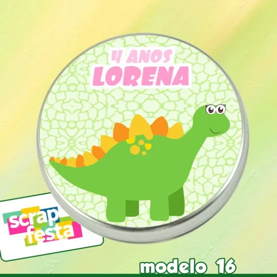 Latinhas Personalizada Festa Dinossauro