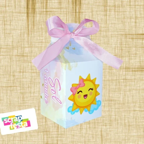 Kit 10 Unidades Caixa Milk Tam G Festa Raio de Sol